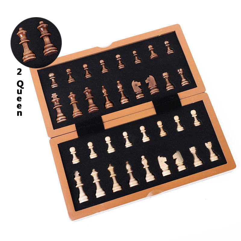 My chess boy  Large Magnetic Chess Sets High Quality Wooden Storage Box