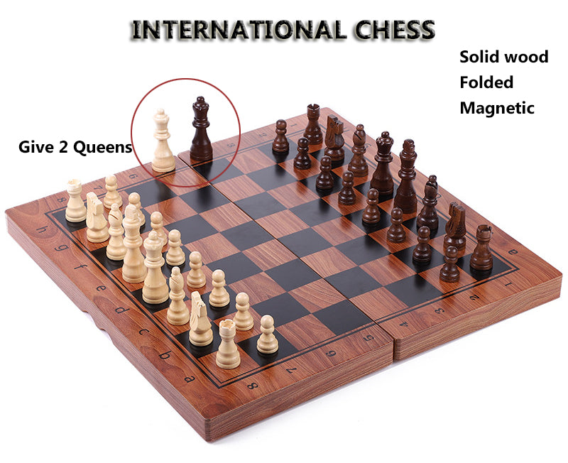 My chess boy  Large Magnetic Chess Sets High Quality Wooden Storage Box