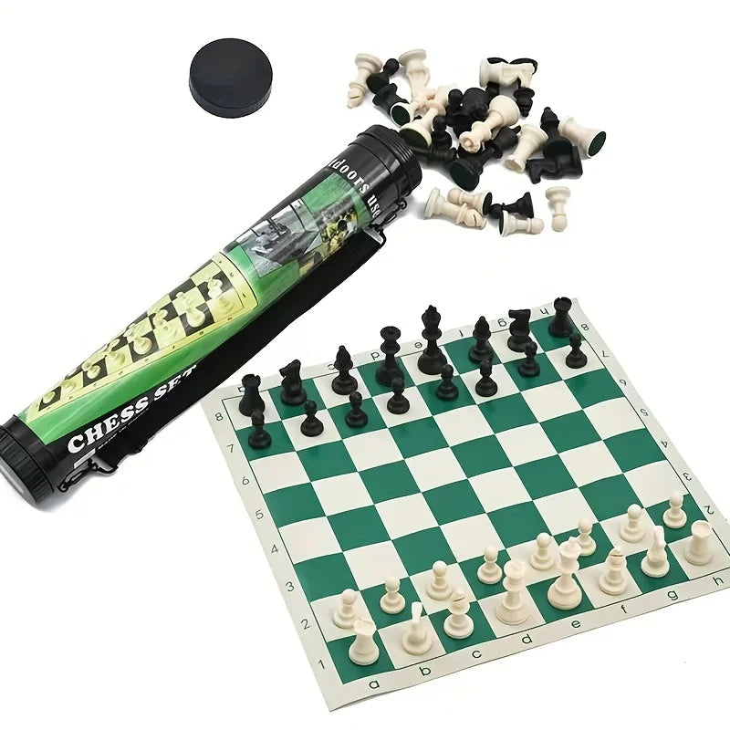 My chess boy Outdoor Travel Portable Chess Set