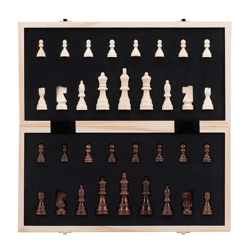 My chess boy Magnetic Wooden Chess Set