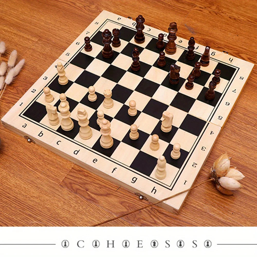 My chess boy Premium Wooden Pieces Non-Slip Handcrafted