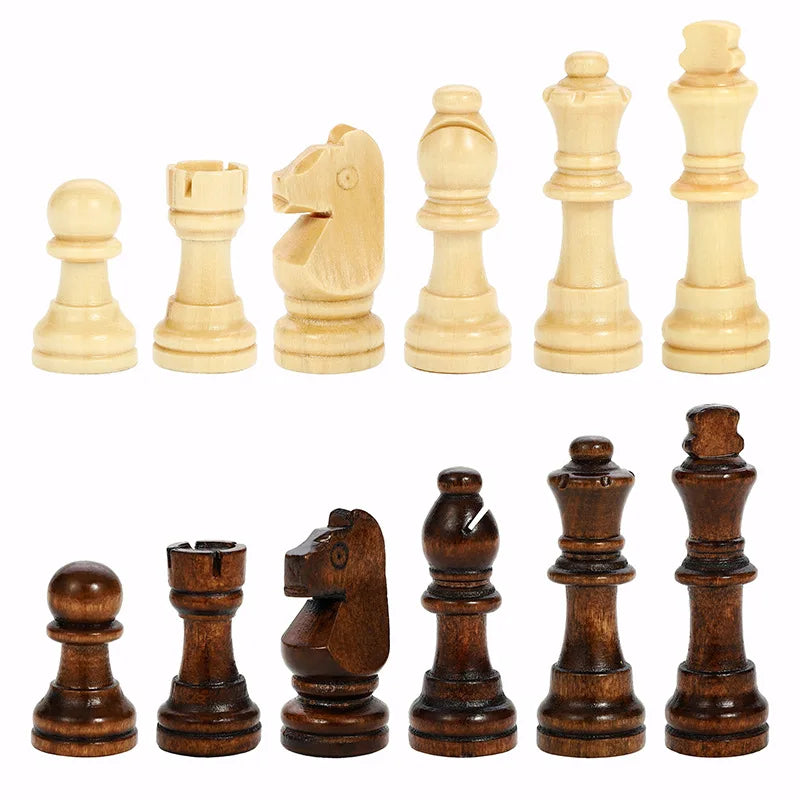 My chess boy Premium Wooden Pieces Non-Slip Handcrafted