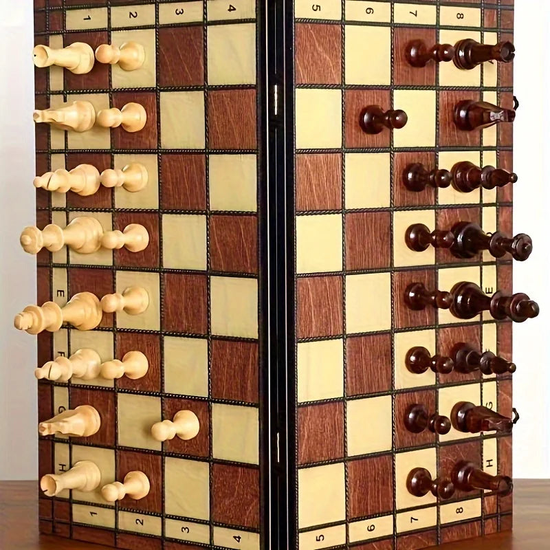 My chess boy Wooden folding chess set