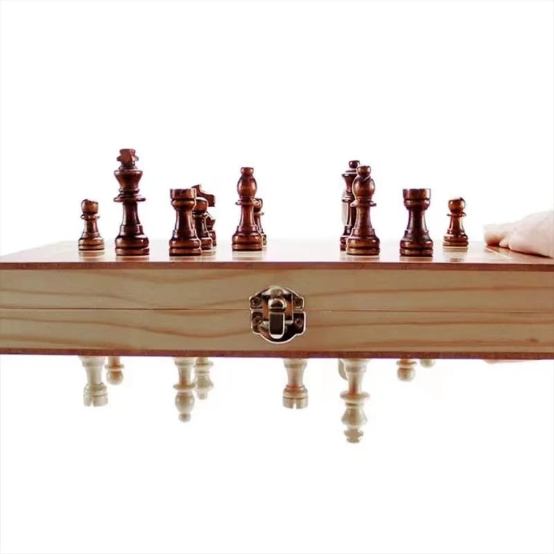 My chess boy Magnetic Wooden Chess Set