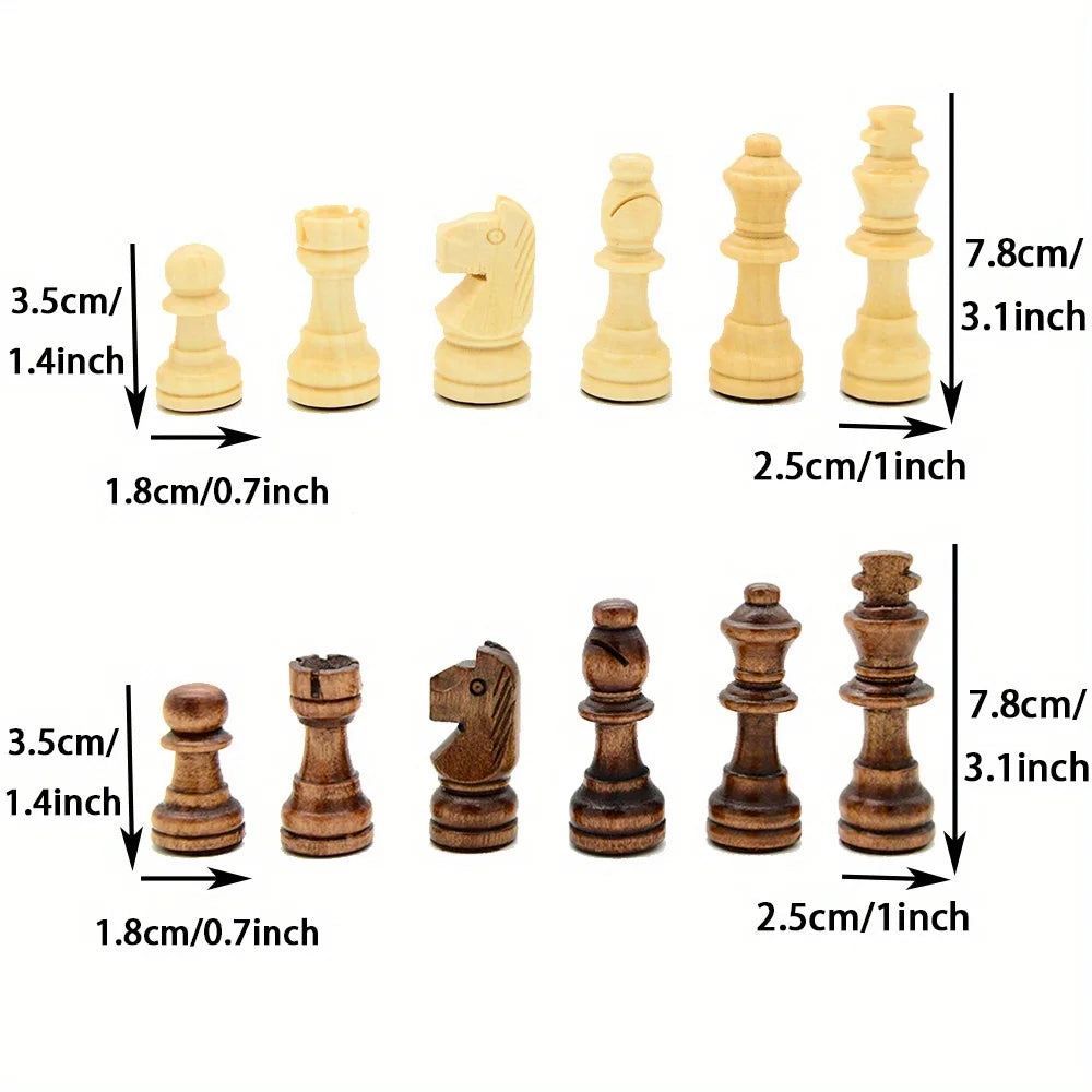 My chess boy Premium Wooden Pieces Non-Slip Handcrafted